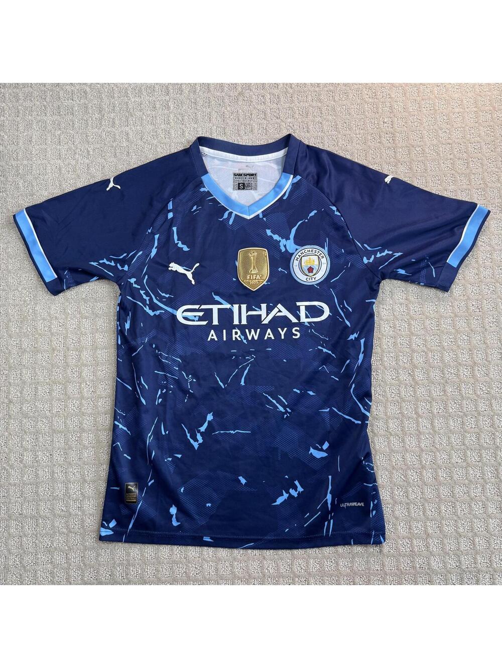 Puma Manchester City 2020 Home Soccer Jersey Small
